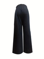 Damen Weite Sommerhose mit elastischem Bund und lockerer Passform R&B