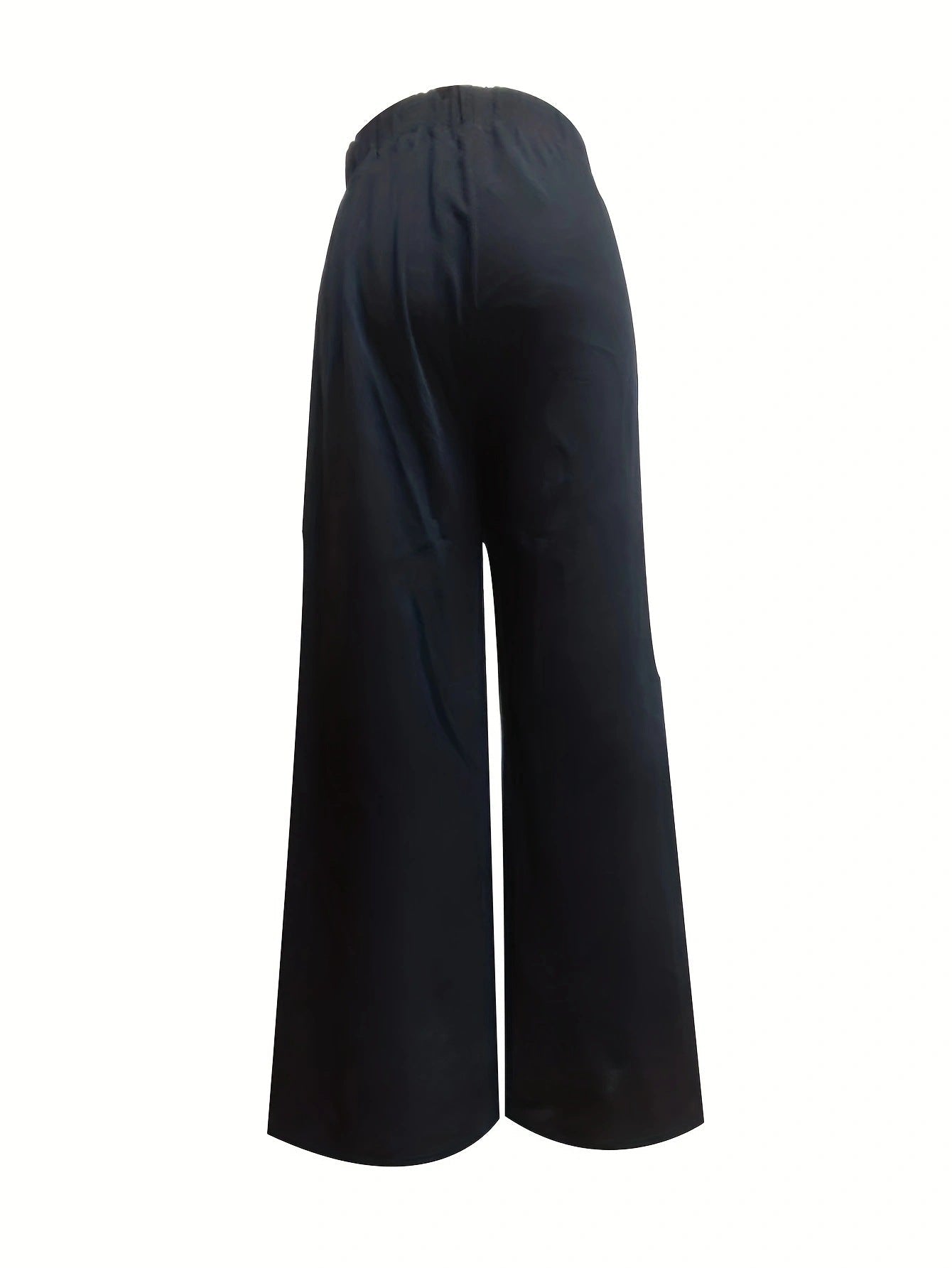 Damen Weite Sommerhose mit elastischem Bund und lockerer Passform R&B
