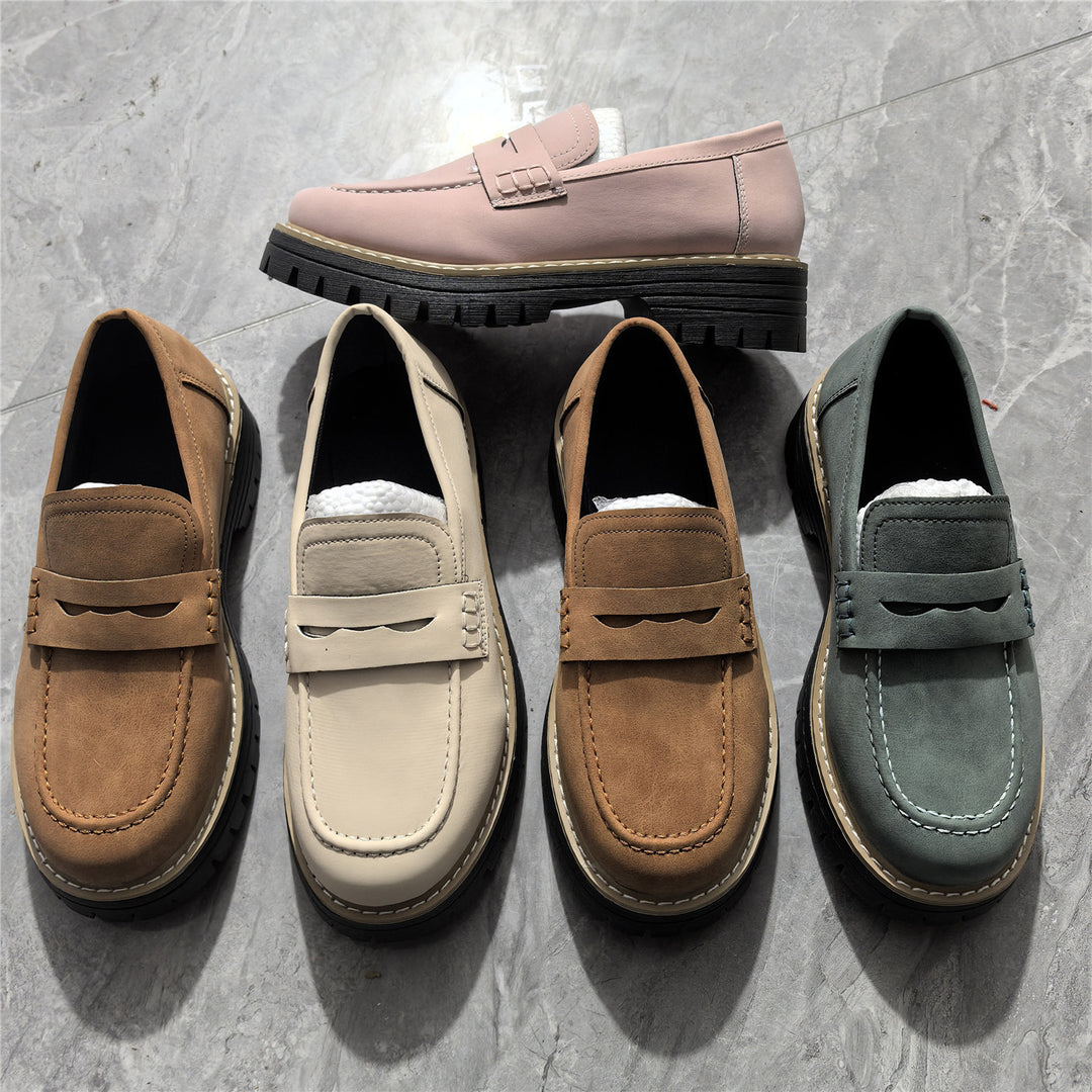 Damen nan Penny-Loafer mit dicker Profilsohle und anatomischer Komfortinnensohle R&B