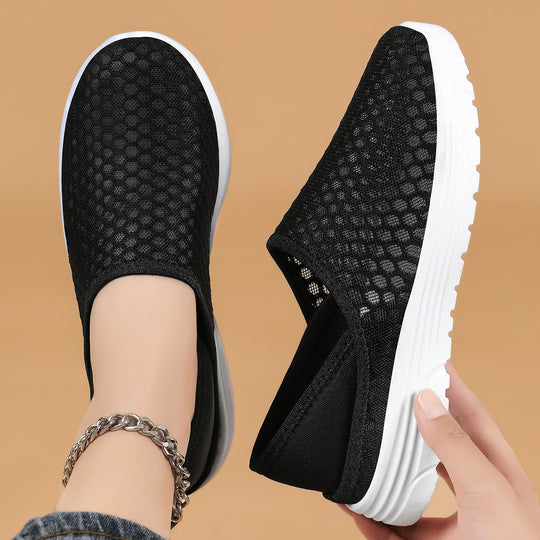 Damen Atmungsaktive Slip-On Sneakers mit rutschfester Sohle R&B 1774525904