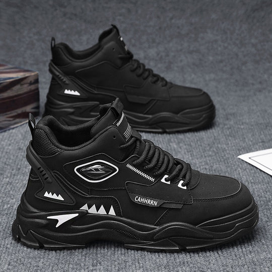 Damen Sportliche High-Top Sneakers mit dynamischem Design und rutschfester Sohle R&B