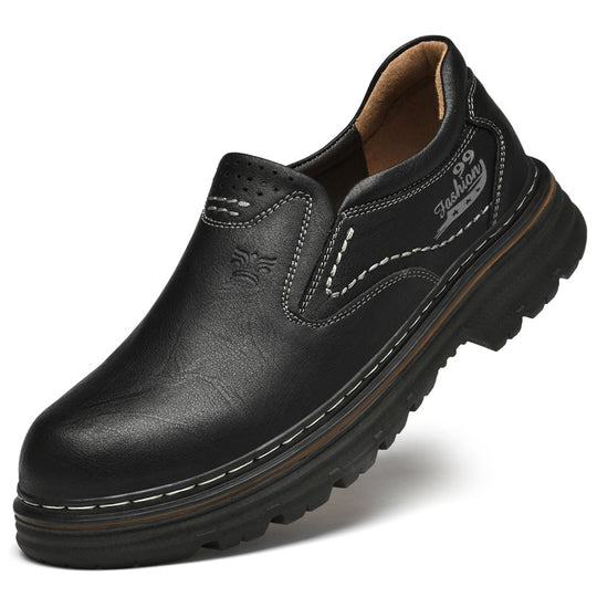 Herren Elegante Slip-On Schuhe aus hochwertigem Leder mit komfortabler Sohle R&B