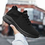 Damen Sportliche Sneakers mit elastischem Strick-Obermaterial