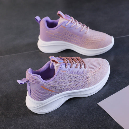 Damen Leichte und atmungsaktive Laufsneaker mit flexibel geformter Sohle R&B