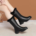 Damen Stiefeletten mit warmem Innenfutter und modischem Riemen