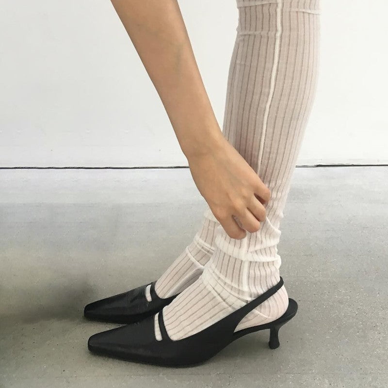 Damen Sling-Pumps mit eleganter Absatzgestaltung und modischem Detail R&B