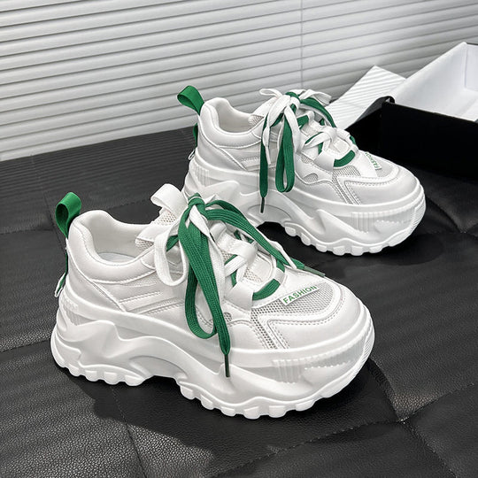 Damen Chunky Sneakers mit atmungsaktivem Obermaterial und rutschfester Sohle R&B