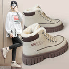 Damen High-Top Winterstiefel mit kuscheligem Innenfutter und rutschfester Profilsohle R&B