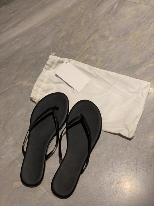 Damen Zehentrenner-Sandalen mit minimalistischem Design und ergonomischem Fußbett R&B