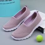 Damen Bequeme Slip-On Sneaker mit atmungsaktivem Obermaterial