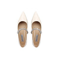 Damen elegante Pumps mit dekorativem Strassriemen