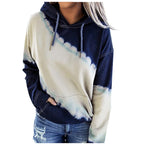 Damen Kapuzenpullover im modernen Tie-Dye-Design R&B