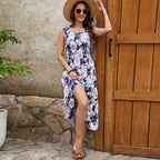 Damen Maxikleid mit floralen Mustern R&B