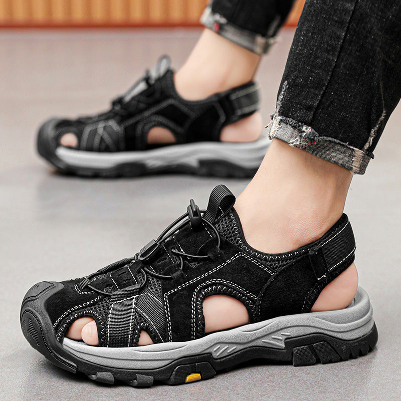 Damen Sportliche Trekking-Sandalen mit rutschfester Sohle und atmungsaktivem Design R&B