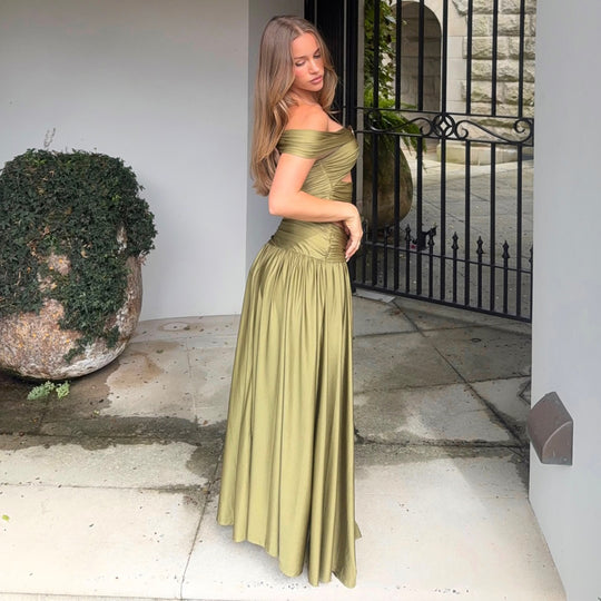 Damen Zweiteiliges Maxikleid mit raffiniertem Design und eleganten Details R&B