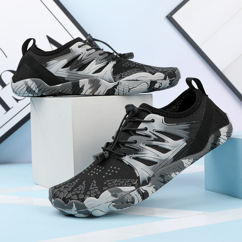 Damen Flexible Wassersport-Schuhe mit atmungsaktiver Mesh-Oberfläche und rutschfester Sohle R&B