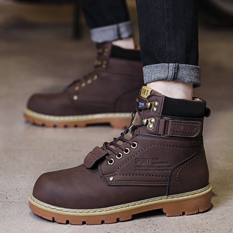 Damen robuste Schnürstiefel mit wasserdichtem Obermaterial