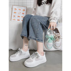 Damen Sportliche Sneakers mit luftiger Mesh-Oberfläche und dämpfender Sohle