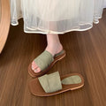 Damen komfortable Sandalen mit breitem Riemen und weichem Fußbett EB