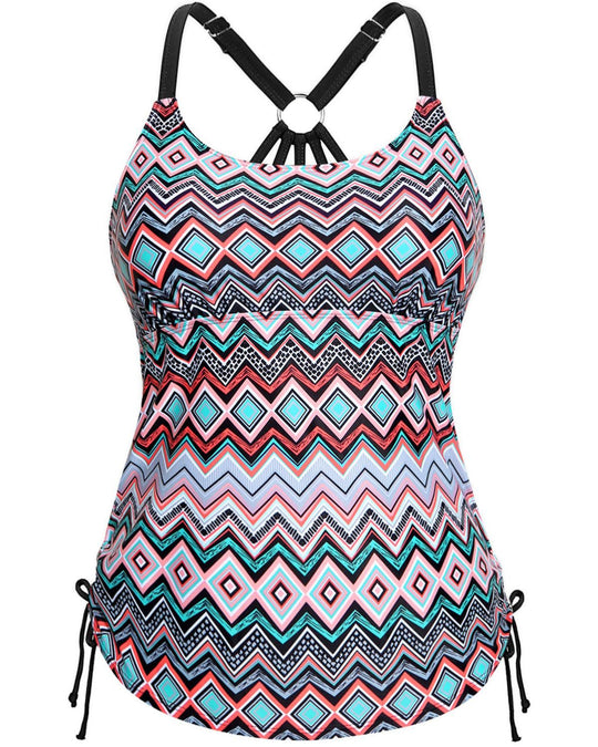Damen Sportlicher Tankini mit racerback Design R&B