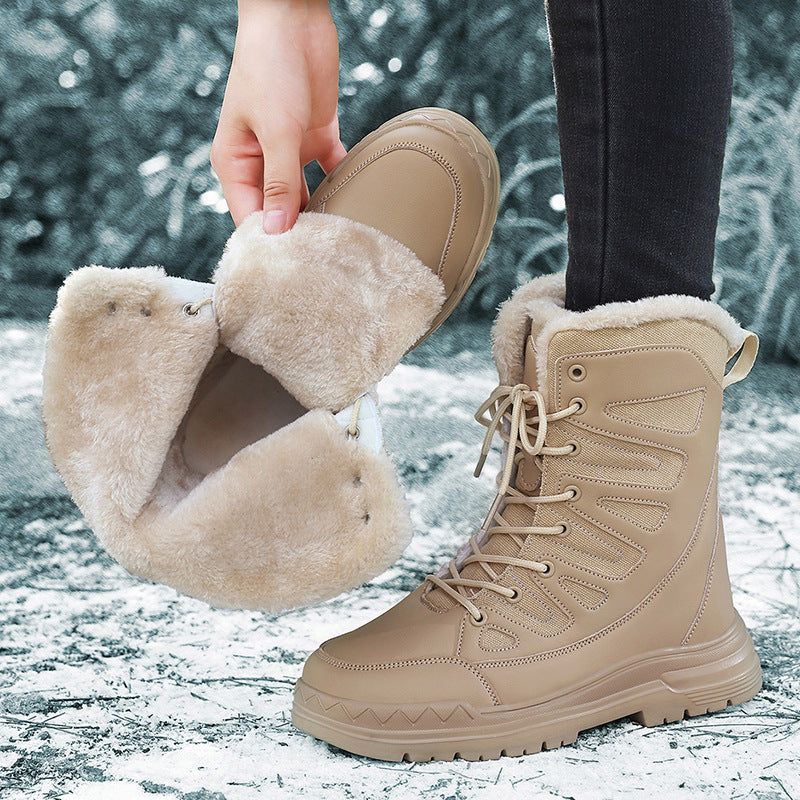 Damen Winterboots mit abnehmbarem Futter und rutschfester Sohle