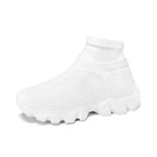 Damen Atmungsaktive Slip-On Sneakers mit luftdurchlässiger Strick-Oberfläche und flexibler Sohle