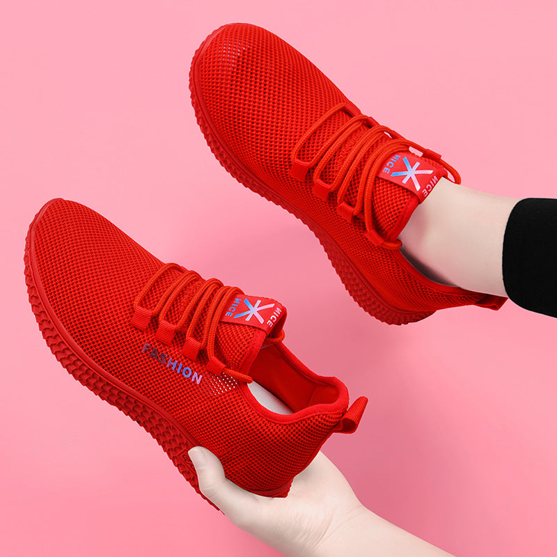 Damen Atmungsaktive Freizeitschuhe mit flexiblem Obermaterial und rutschfester Sohle R&B