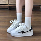 Damen Sportliche Sneakers mit verstellbarem Klettverschluss und gepolsterter Innensohle