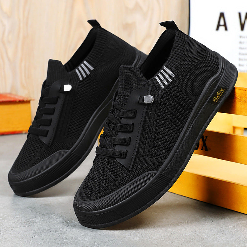 Damen Freizeit-Sneaker mit innovativem Strickdesign und elastischem Verschluss R&B