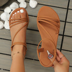 Damen Sandalen mit eleganten Riemen und modischem Design R&B