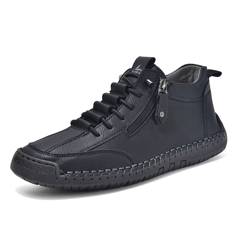 Herren Hochwertige und stilvolle Sneaker mit praktischem Reißverschluss R&B