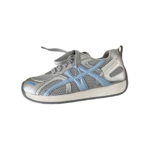 Damen Sportliche Mesh Sneakers mit atmungsaktiver Oberflächenstruktur und rutschfester Sohle R&B