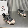 Damen modische Sneaker mit kreativem Used-Look und robustem Tragekomfort R&B