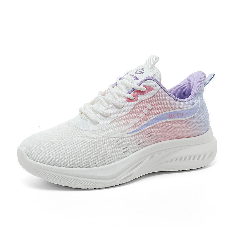 Damen Komfortable Lauf-Sneaker mit atmungsaktivem Mesh-Obermaterial und flexiblem Design R&B