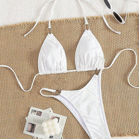 Damen Triangel-Bikini mit eleganten Rüschen R&B