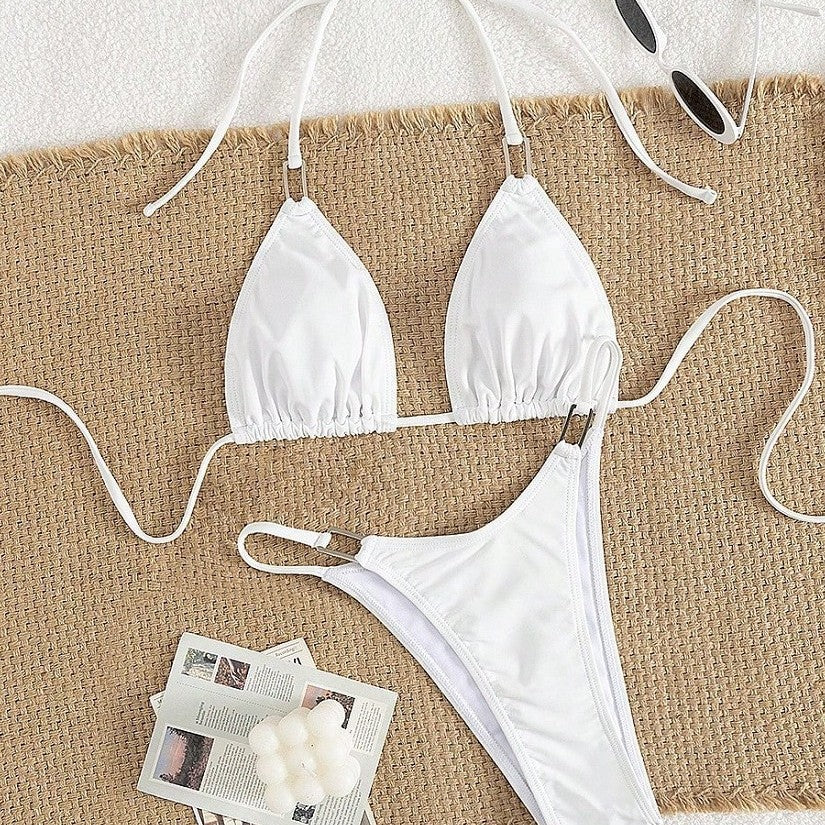 Damen Triangel-Bikini mit eleganten Rüschen R&B