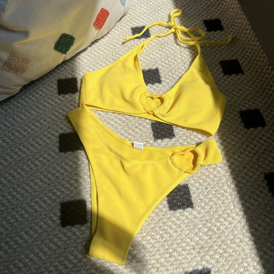 Damen Bikini mit Herzdetails und raffiniertem Design R&B
