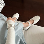 Damen Ballerinas mit verstellbarem Riemchen und komfortabler Innensohle R&B