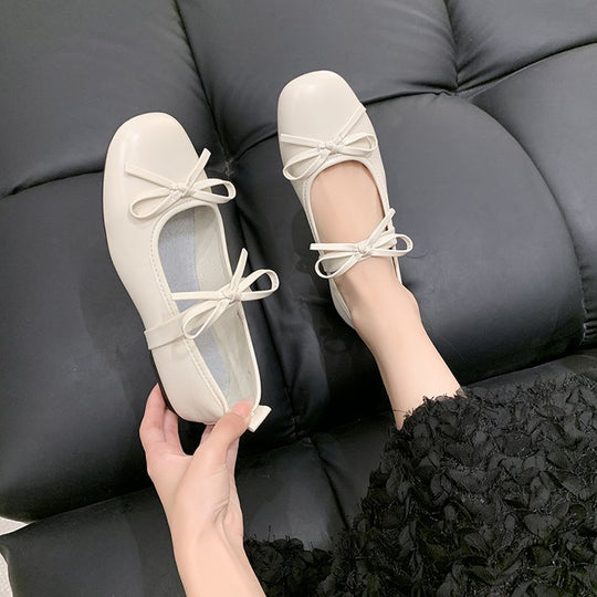 Damen Ballerinas mit dekorativer Schleifenverzierung R&B
