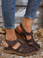 Damen komfortable Clogsandalen mit verstellbarem Riemen R&B