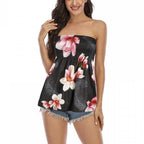 Damen Bustier-Oberteil mit floralem Design R&B