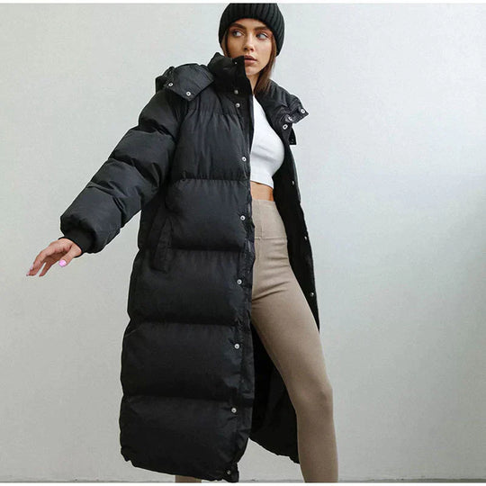 R&B | Lange mit Verstellbarer Kapuze für Frauen Ideal für Den Winter