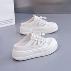 Damen modische Slip-On Sneakers mit atmungsaktivem Mesh und flexibler Sohle R&B