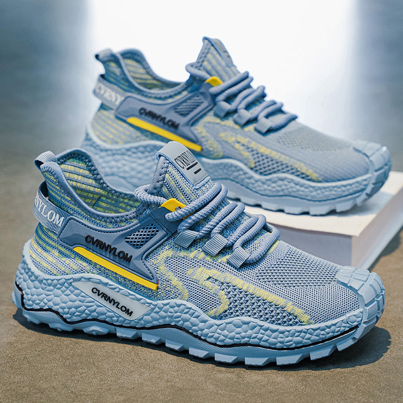 Damen Komfortable Sneakers mit atmungsaktiver Oberflächenstruktur und stoßdämpfender Sohle R&B