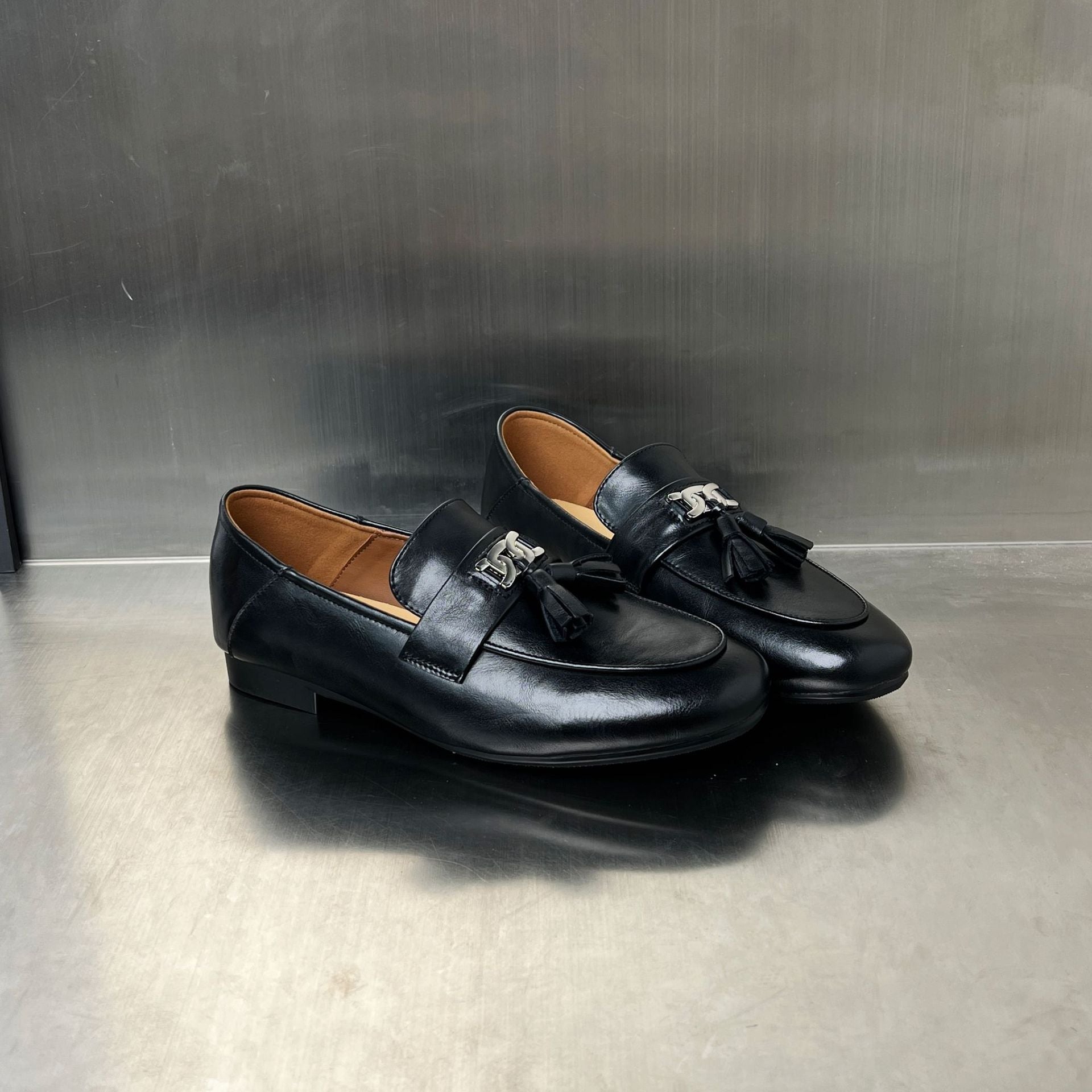 Damen elegante Mokassins mit modischer Quaste und praktischem Schlupfdesign R&B