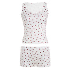Damen Schlafanzugset mit verspieltem Punktdesign R&B