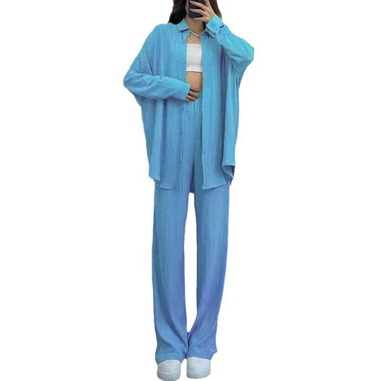 Damen lässiger Overall mit schickem Hemd R&B