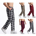 Herren komfortable Karohose R&B