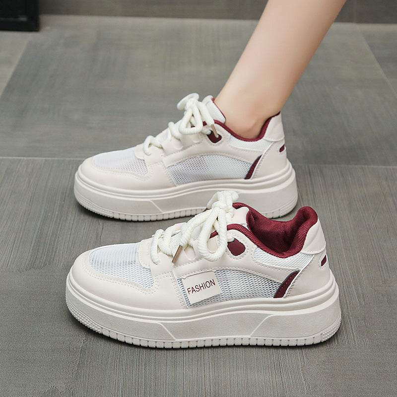 Damen Modische Sneakers mit atmungsaktiven Mesh-Einsätzen und dämpfender Sohle R&B