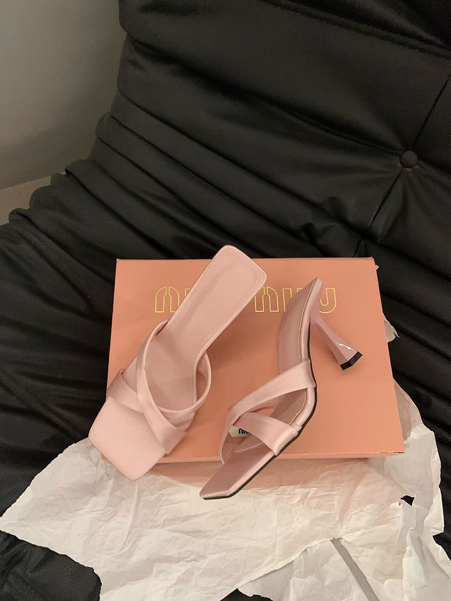 Damen elegante Plateau-Sandalen mit verstellbarem Riemen R&B